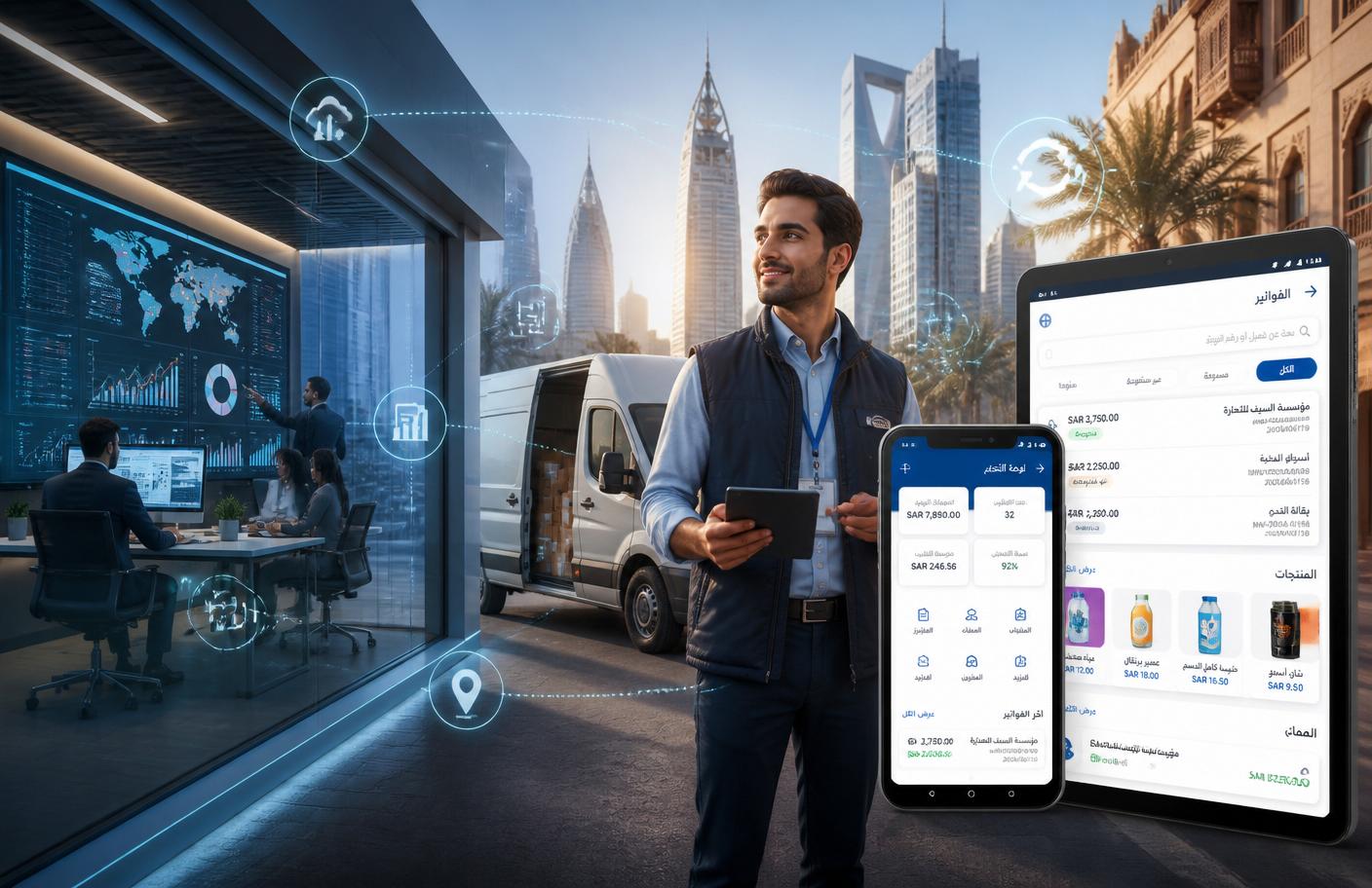 نظام myDSD يربط المندوب في الميدان بالإدارة عبر تطبيق Android